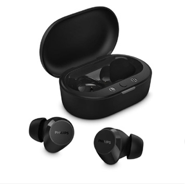 Fones de ouvido Bluetooth com estojo